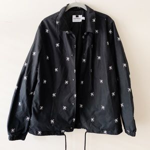 Topman black embroidered jacket size S